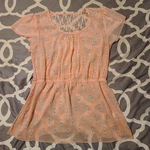 Peach Blouse